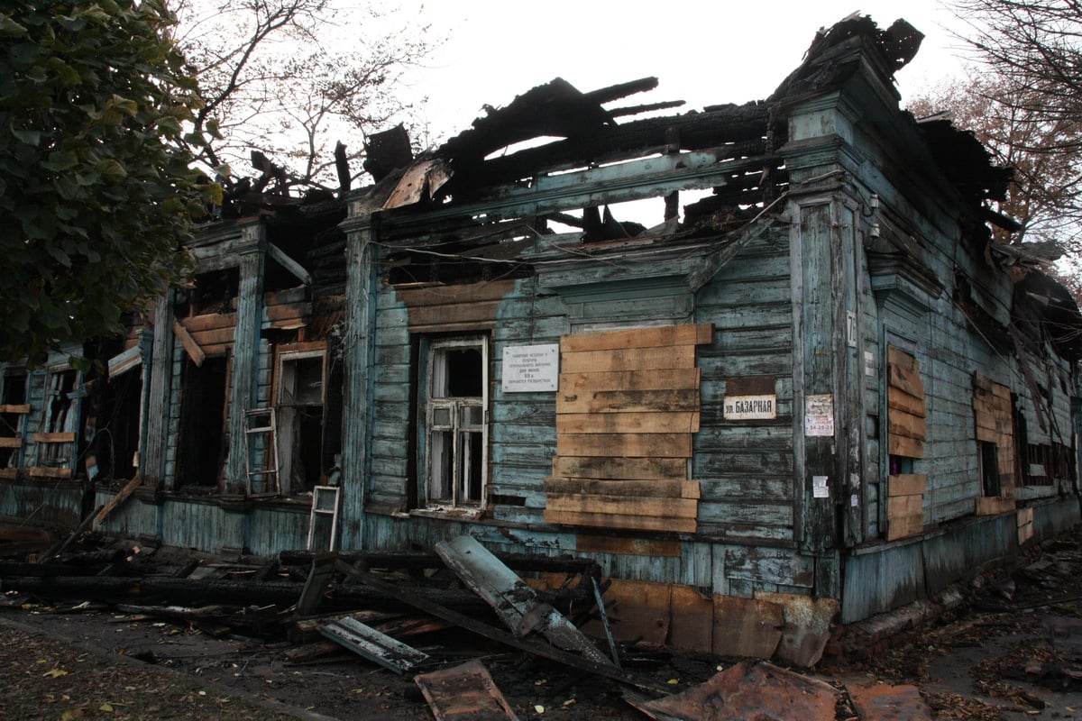 Сгорел частный дом (152 фото)